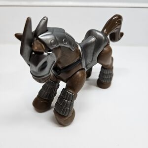 Imaginext Sir Angus Horse Knight Medieval Silver Armored Figure 2011